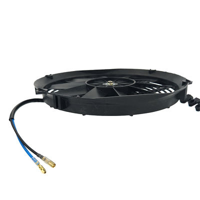 Универсальный 12 дюймовый охлаждающий вентилятор прямого лезвия для радиатора автомобилей Mazda в черном пластике